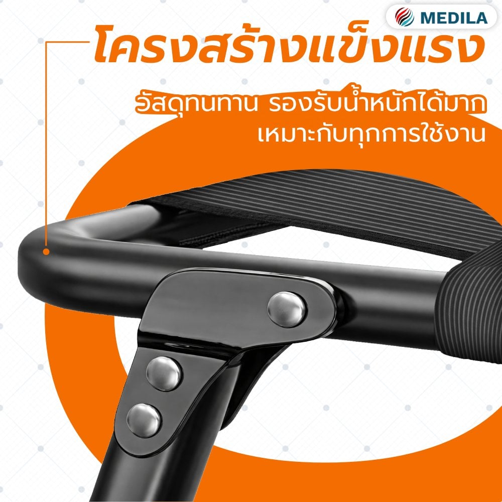 เตียงพับ MEDILA รุ่น CH0138BU ขนาด 55X170X29 ซม. สีน้ำเงิน_7